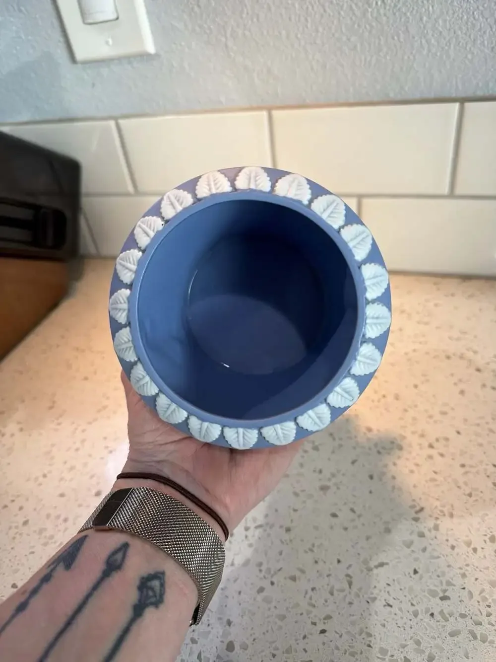 Lefton pale blue